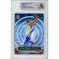 Stephen Curry 2019-20 Autographed Panini Donruss Optic T-Minus Card - Beckett Authenticated