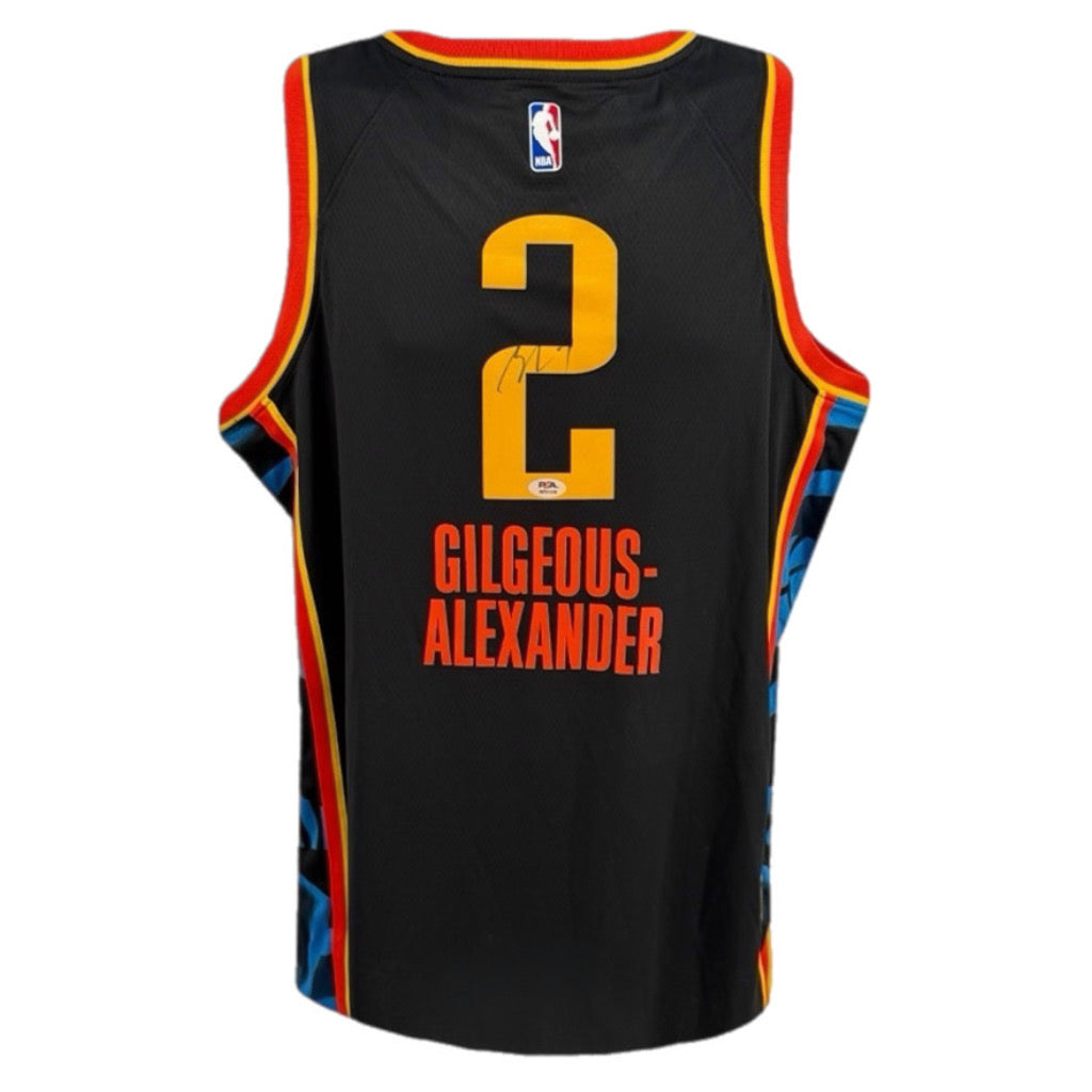 Shai Gilgeous-Alexander Autographed Oklahoma City Thunder Nike NBA Jersey - PSA DNA Authenticated