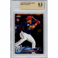 Juan Soto 2018 Rookie Topps Chrome Card Beckett 9.5
