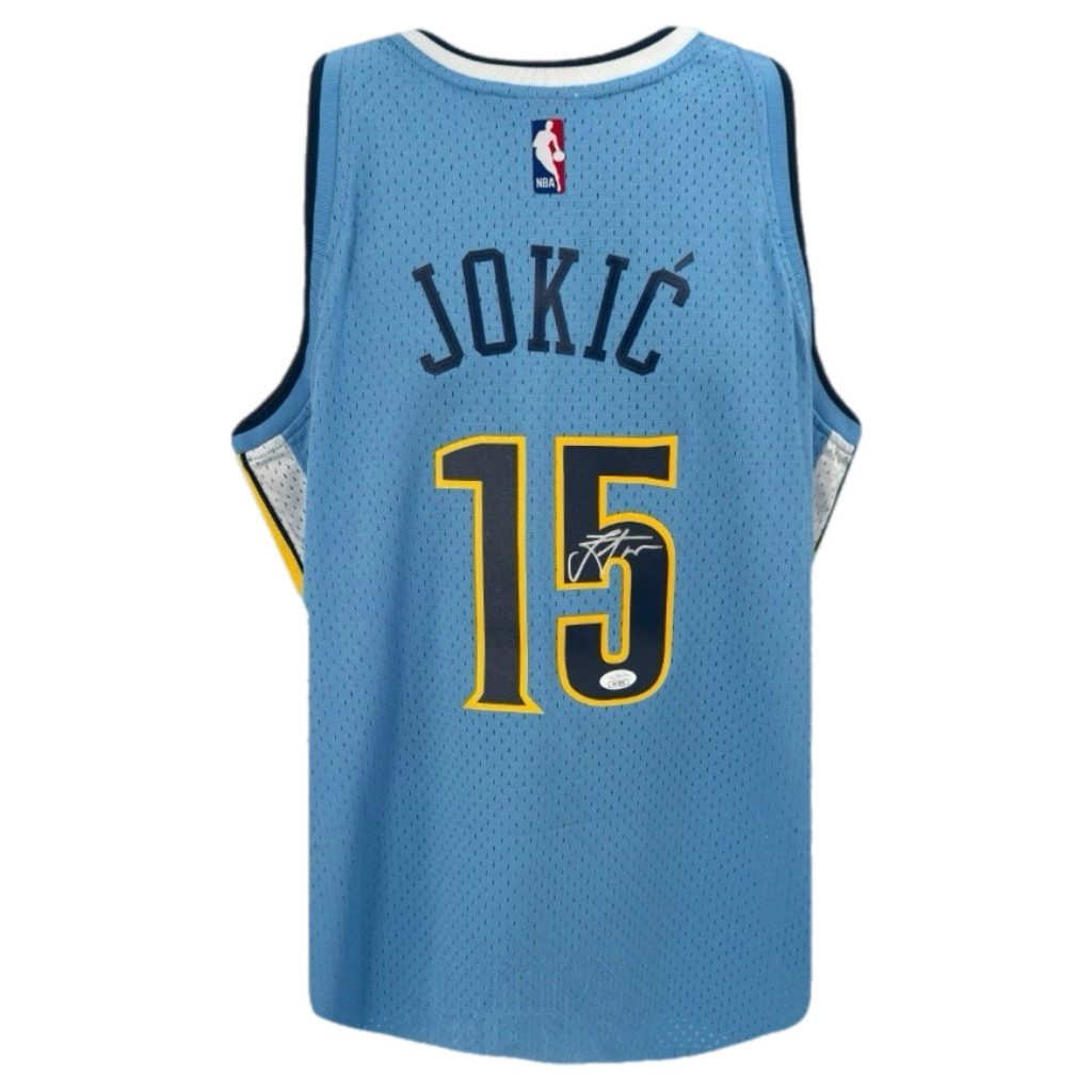 Nikola Jokic Autographed Denver Nuggets Mitchell & Ness NBA Jersey - JSA Authenticated