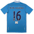Sergio Aguero Autographed Man City Umbro Soccer Jersey - Beckett Authenticated