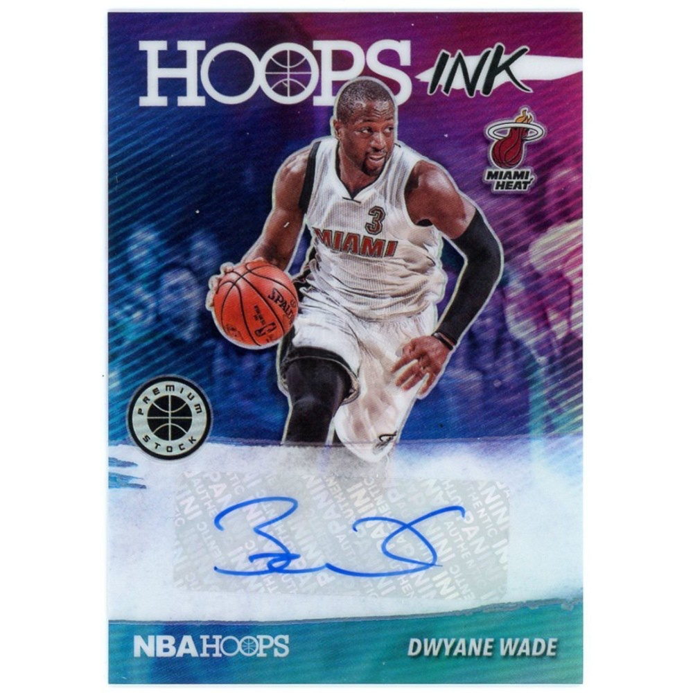 Dwyane Wade 2019-20 Panini Hoops Ink Autographed Card