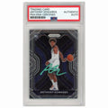 Anthony Edwards 2020-21 Rookie Panini Prizm Autographed Card - PSA Authenticated
