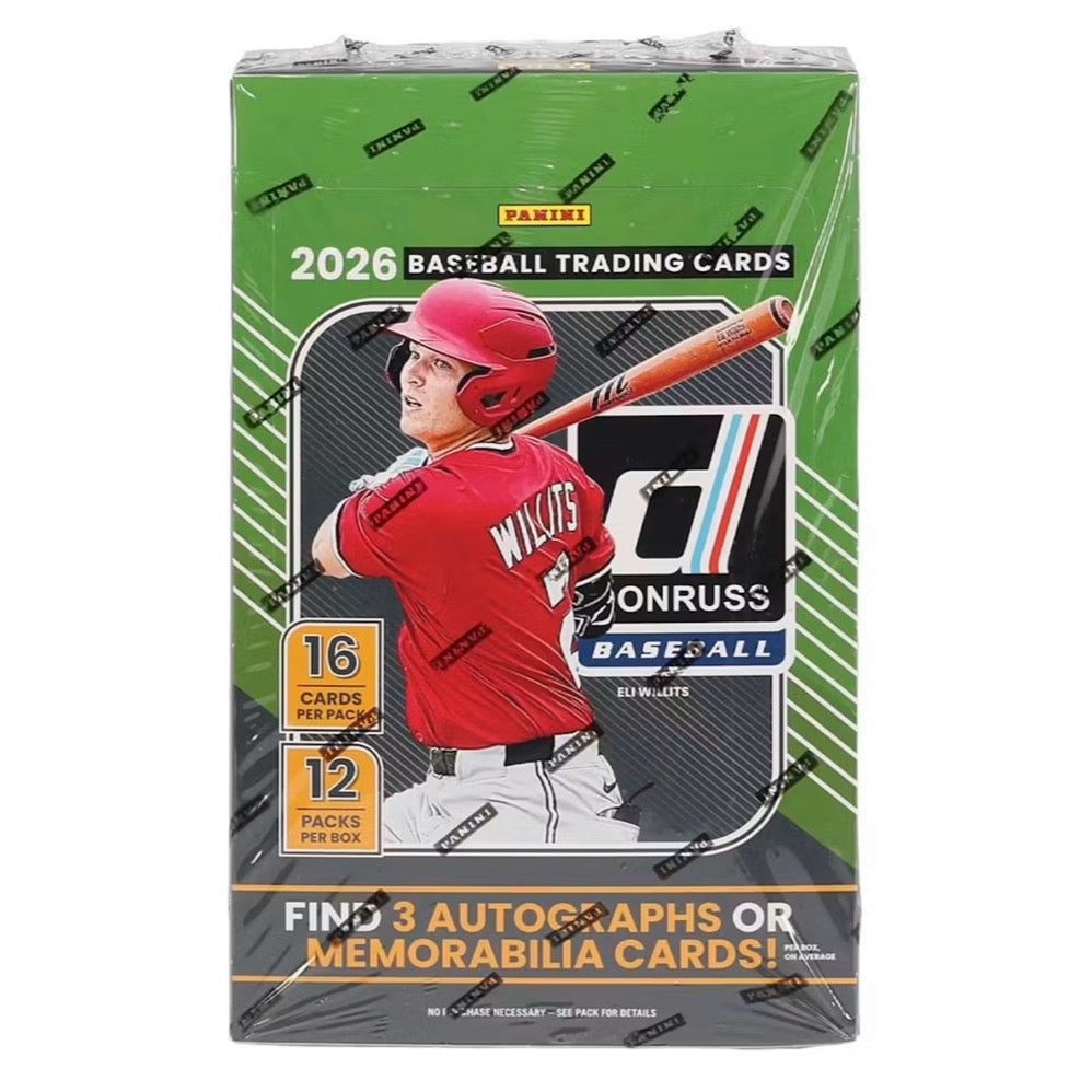2026 Panini Donruss Baseball Hobby Box Factory Sealed