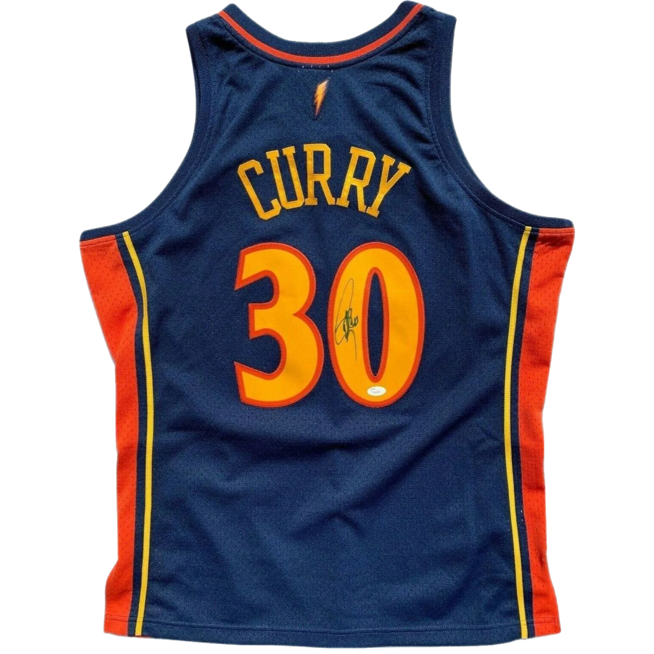 Stephen Curry Autographed Golden State Warriors Mitchell & Ness NBA Jersey - JSA Authenticated