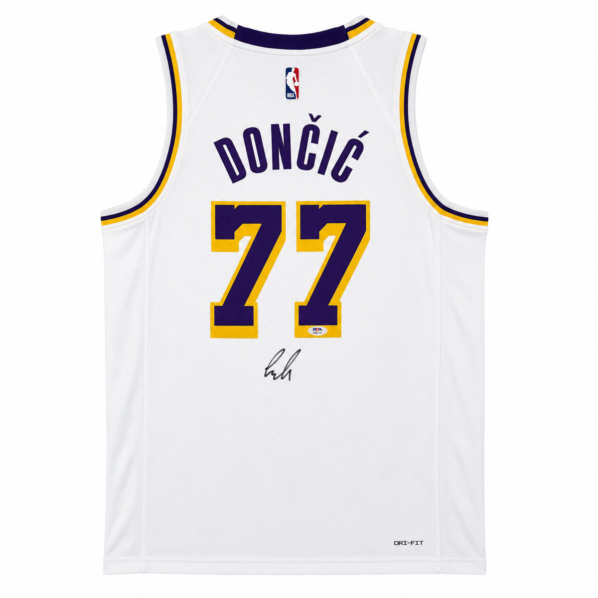 Luka Doncic Autographed Los Angeles Lakers Nike NBA Jersey - PSA DNA Authenticated