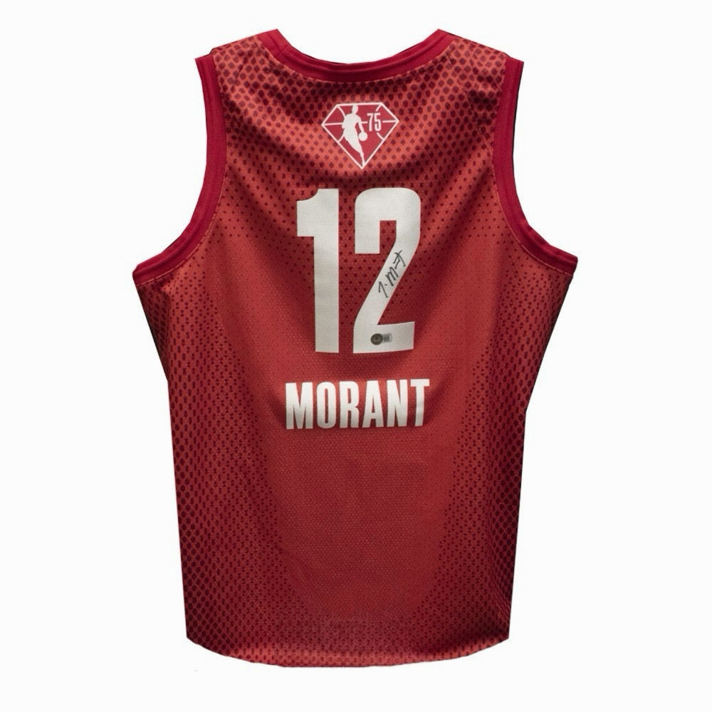 Ja Morant Autographed All Star Nike NBA Jersey - Beckett Authenticated
