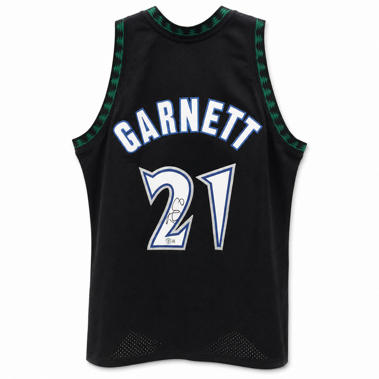 Kevin Garnett Autographed Minnesota Timberwolves Mitchell & Ness NBA Jersey - Beckett Authenticated