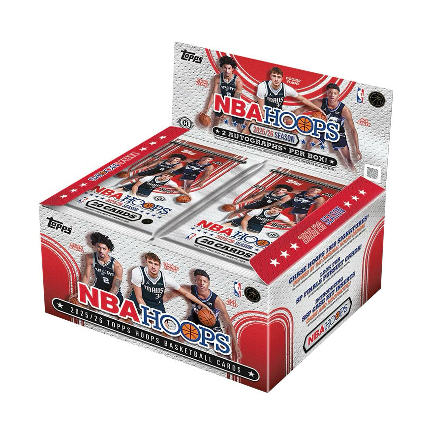 2025-26 Topps NBA Hoops Basketball Hobby Jumbo Box Factory Sealed
