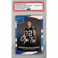 Christian McCaffrey 2017 Rookie Donruss Autographed Card PSA 10