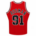 Dennis Rodman Autographed Chicago Bulls Mitchell & Ness NBA Jersey - Beckett Authenticated