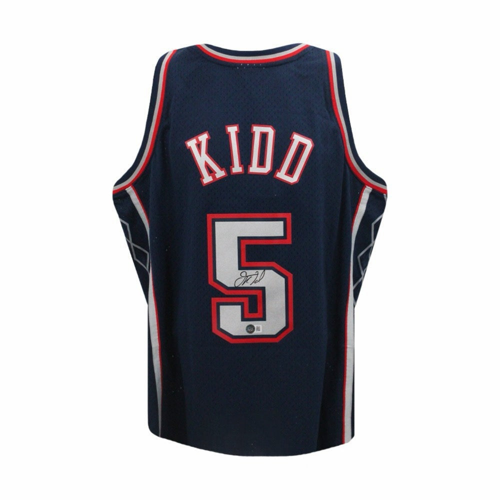 Jason Kidd Autographed New Jersey Nets Mitchell & Ness NBA Jersey - Beckett Authenticated