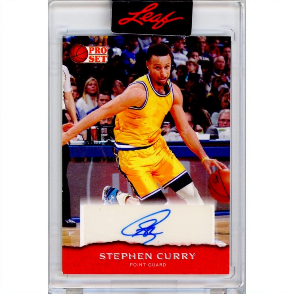 Stephen Curry 2022 Leaf Pro Set Autographed Basketball Card