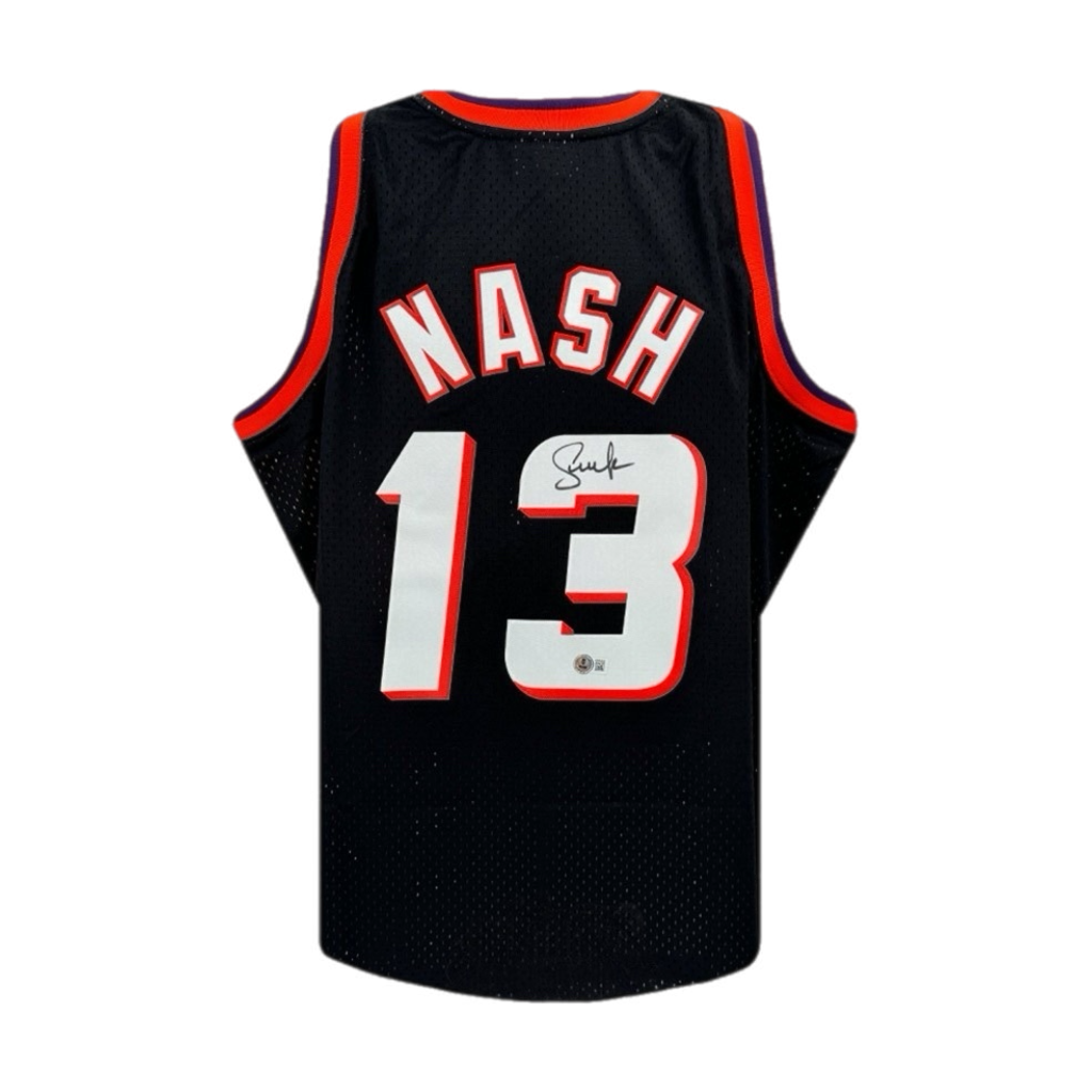 Steve Nash Autographed Phoenix Suns Mitchell & Ness NBA Jersey - Beckett Authenticated