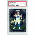 Justin Herbert 2020 Panini Prizm Autographed Rookie Card - PSA Authenticated