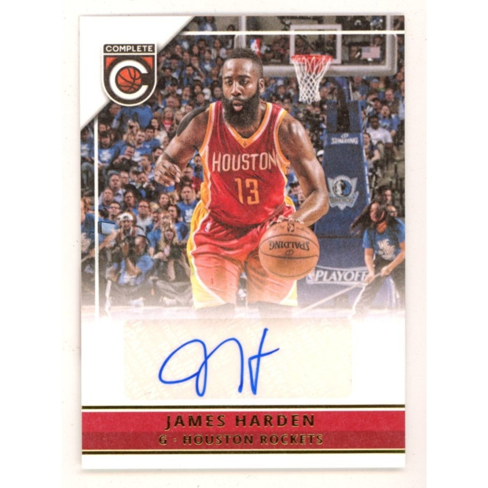 James Harden 2015-16 Panini Complete Autographed Card