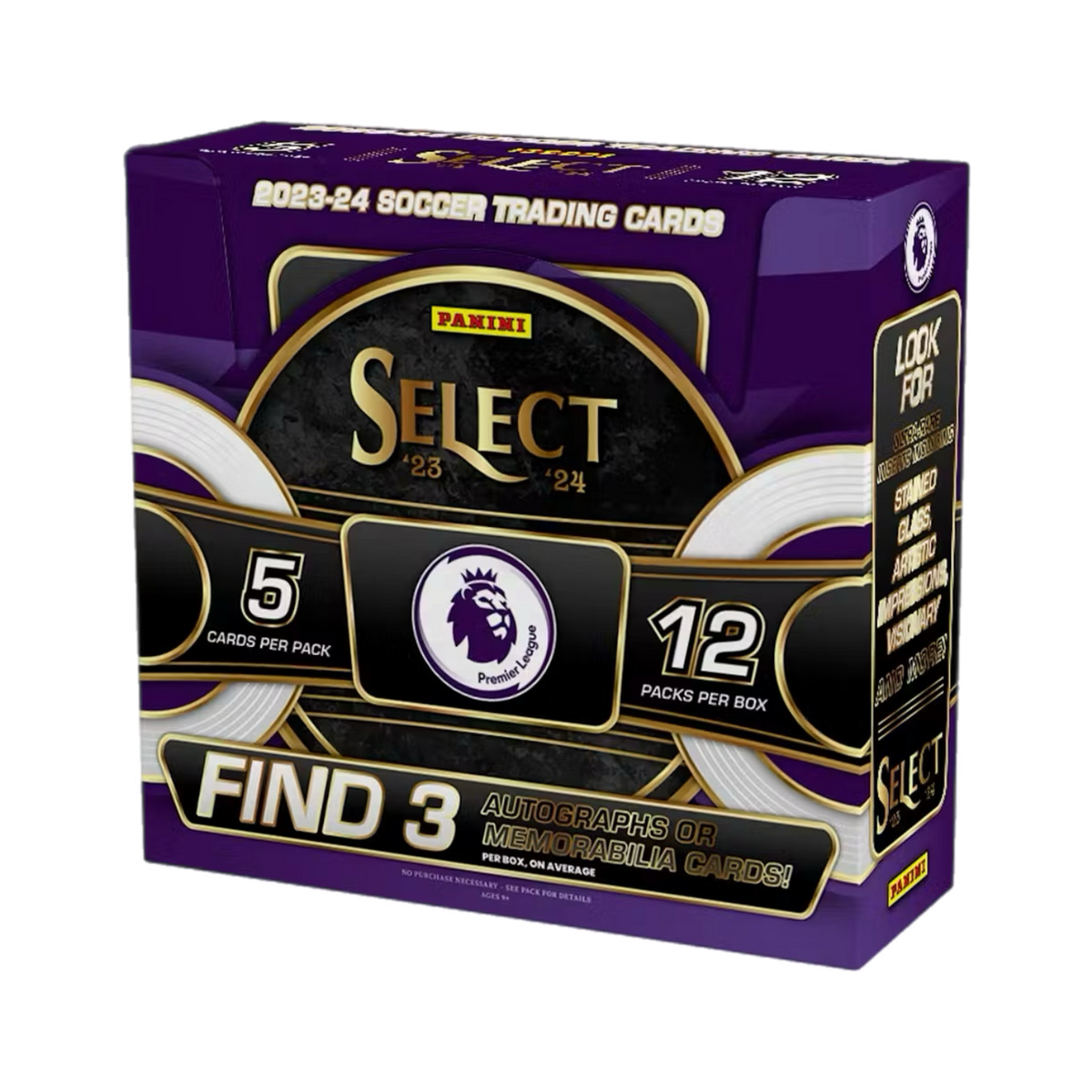 2023-24 Panini Select English Premier League Soccer Hobby Box Factory Sealed