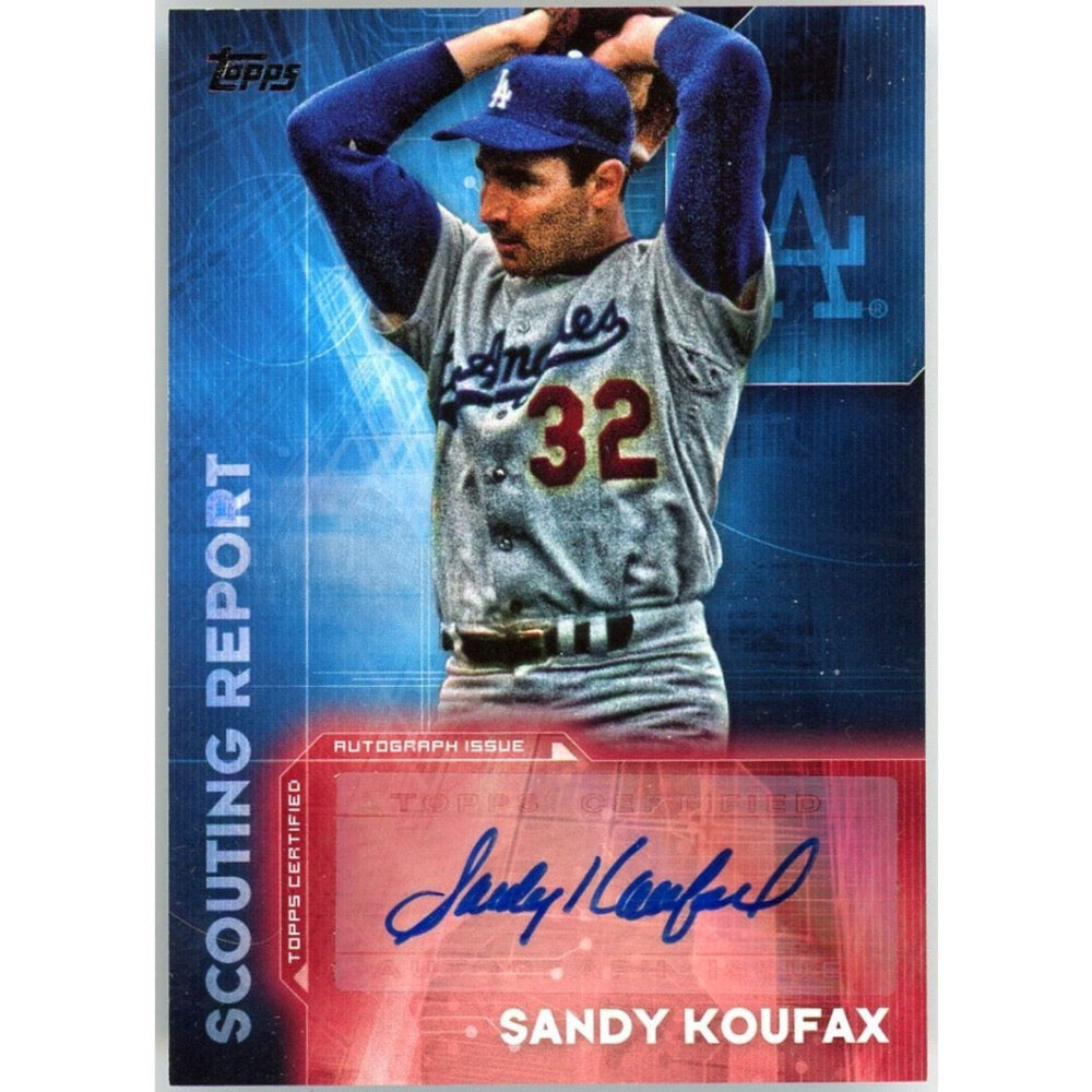 Sandy Koufax 2016 Topps Autographed Card
