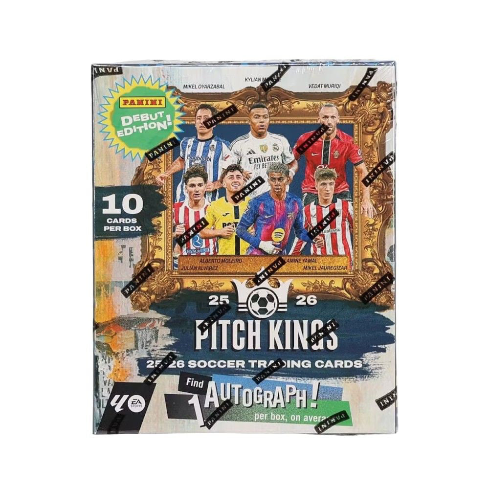 2025-26 Panini Pitch Kings Soccer Hobby International Box Factory Sealed