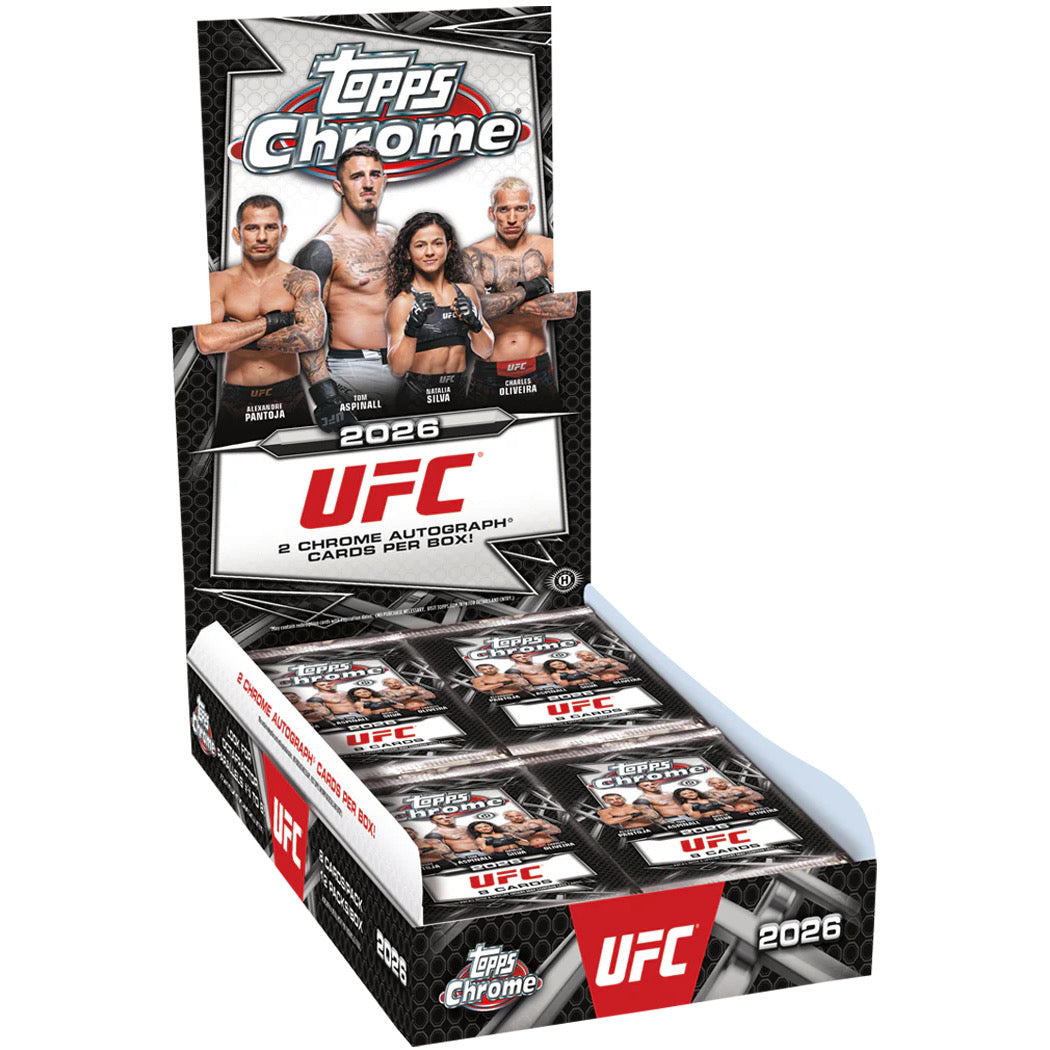 2026 Topps Chrome UFC Hobby Box Factory Sealed