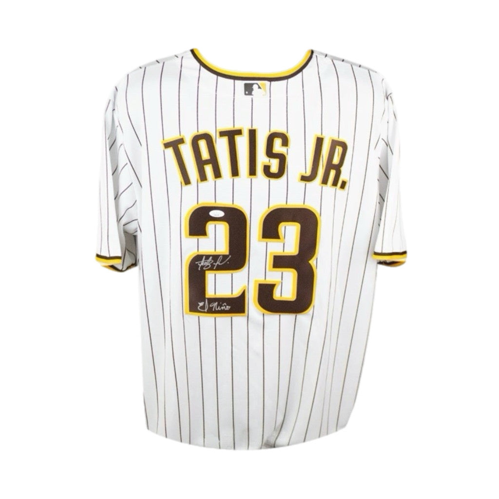 Fernando Tatis Jr Autographed San Diego Padres Nike MLB Jersey - JSA Authenticated