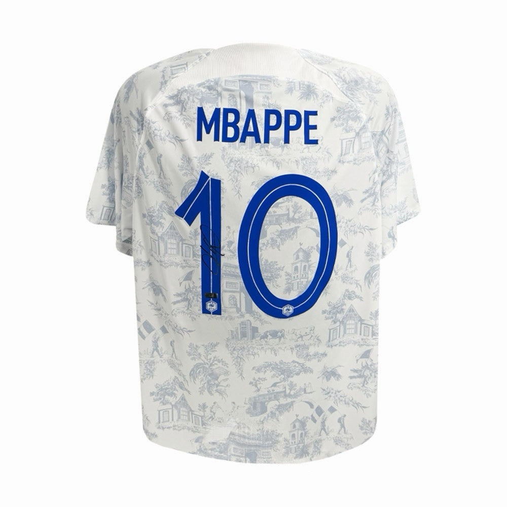 Kylian Mbappe Autographed France Nike Soccer Jersey - Panini Authenticated