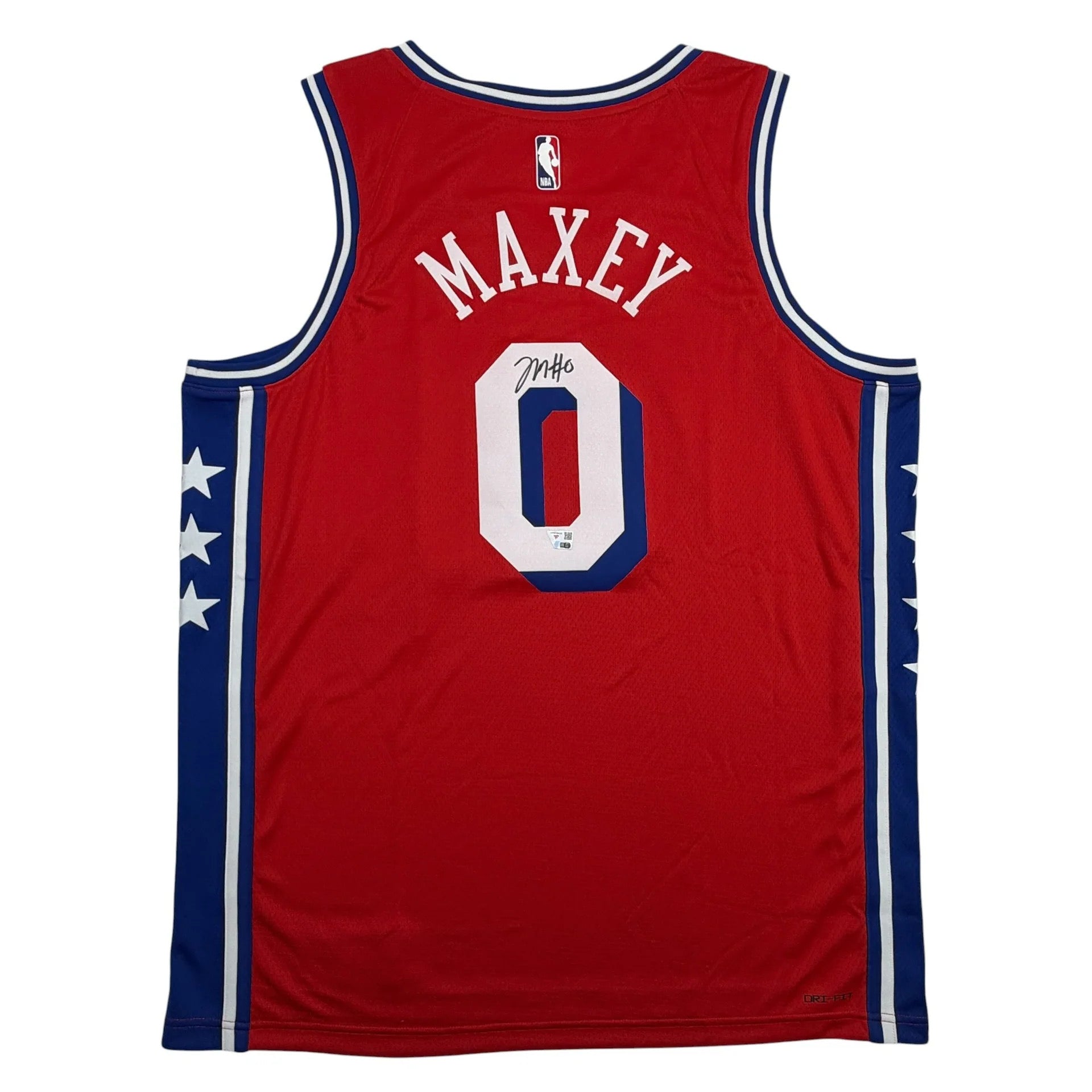 Tyrese Maxey Autographed Philadelphia 76ers Nike NBA Jersey - Fanatics Authenticated