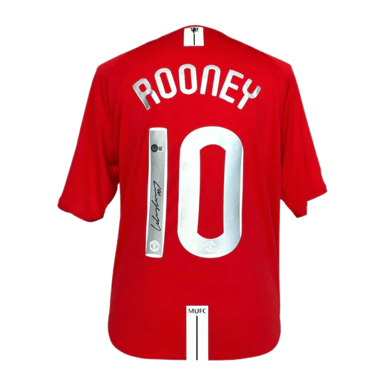 Wayne Rooney Autographed Man United Nike Soccer Jersey - Beckett Authenticated