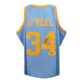 Shaquille O’Neal Autographed Blue MPLS Mitchell & Ness NBA Jersey - Beckett Authenticated